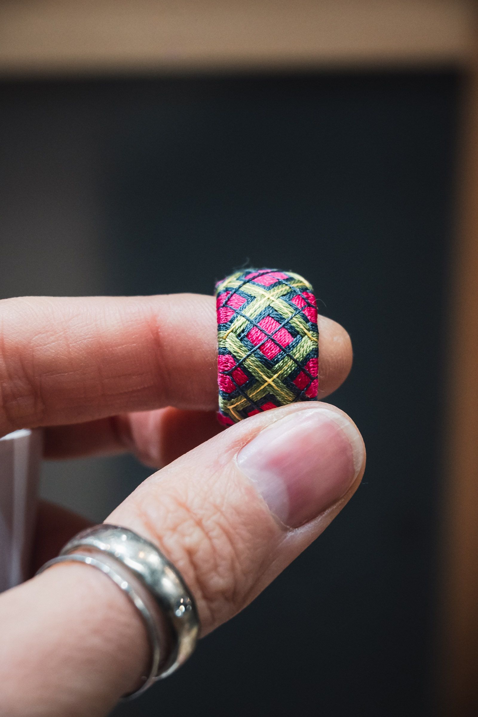 Sashiko Leather Palm Thimble Sashiko thimble Needle Thimble Embroidery  Thimble Made In Japan