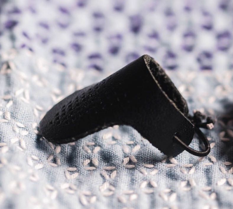 Olympus Sashiko Leather Thimble